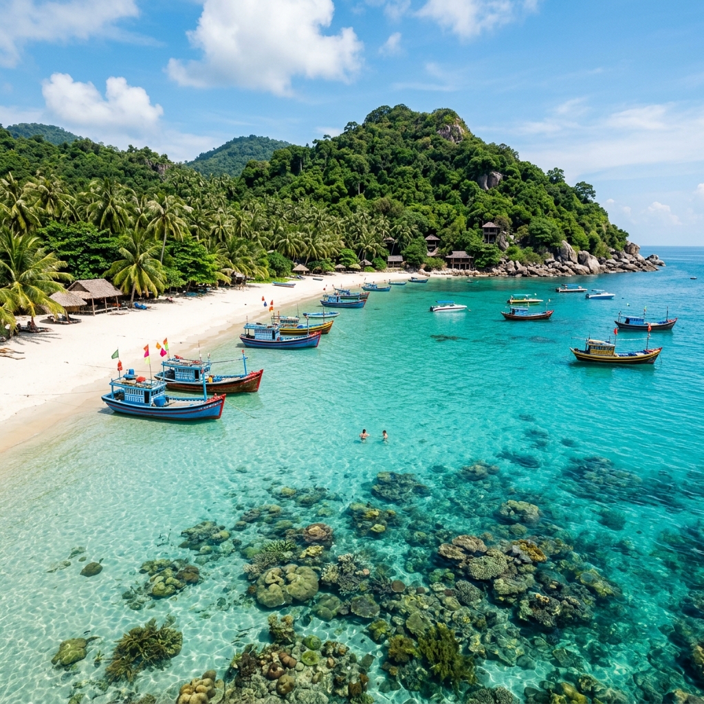 Đảo Cù Lao Chàm nước trong xanh